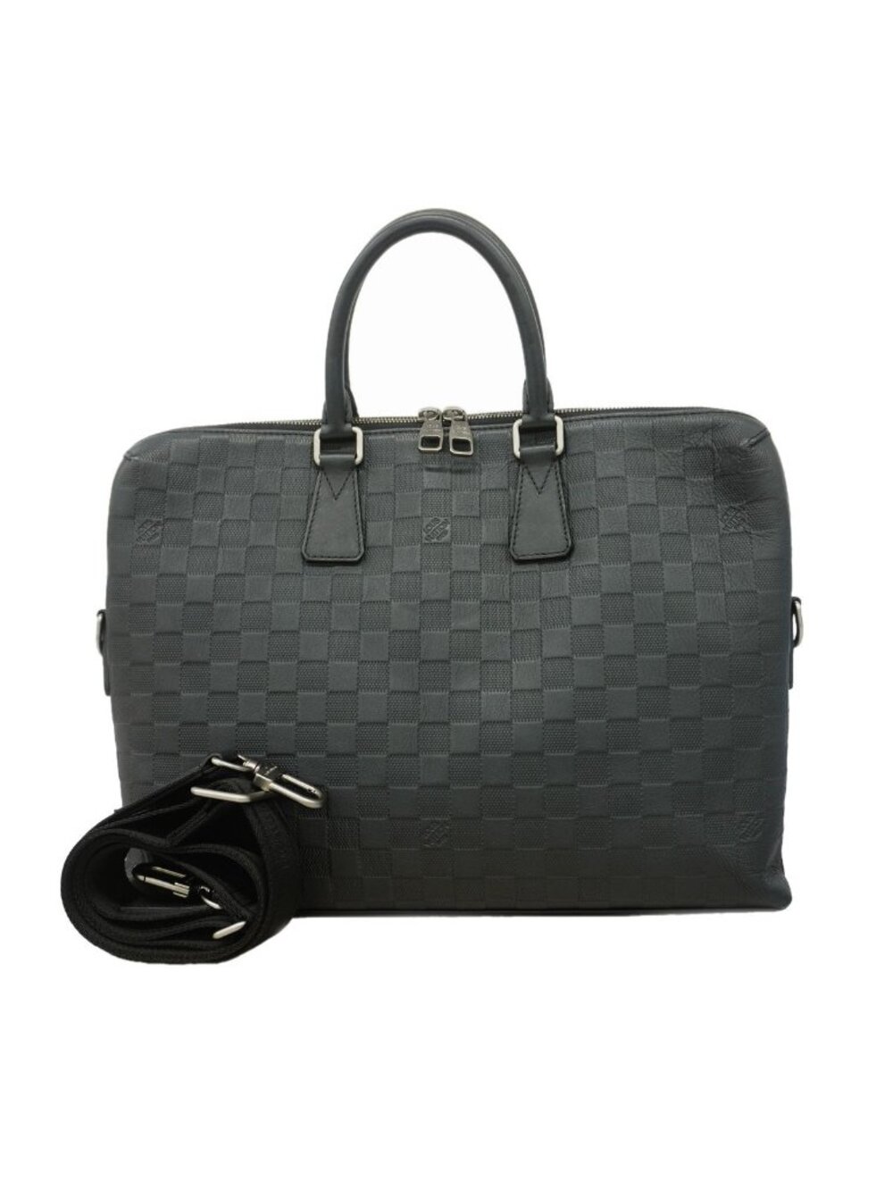 Louis Vuitton Business Bag Damier Infini Porte Documents Jour Onyx 2-Way Bag